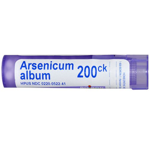Boiron, Single Remedies, Arsenicum Album, 200CK, Approx 80 Pellets فوائد