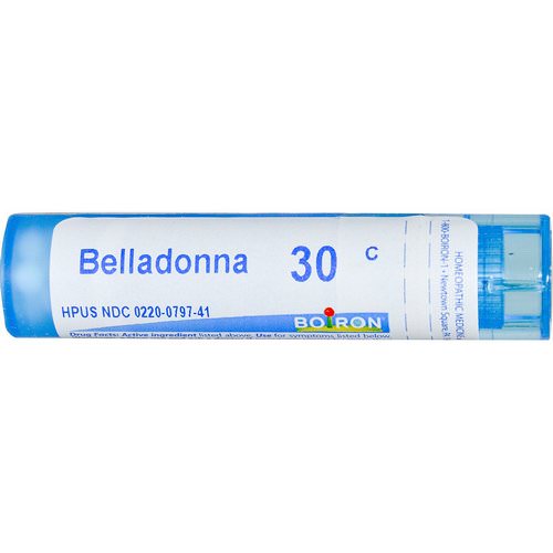 Boiron, Single Remedies, Belladonna, 30C, 80 Pellets فوائد