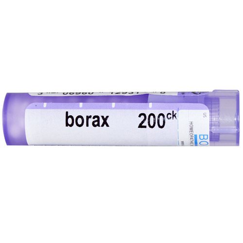 Boiron, Single Remedies, Borax, 200 CK, Approx 80 Pellets فوائد