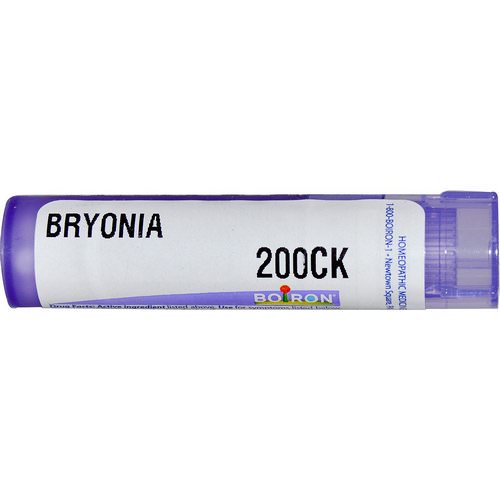 Boiron, Single Remedies, Bryonia, 200CK, Approx 80 Pellets فوائد