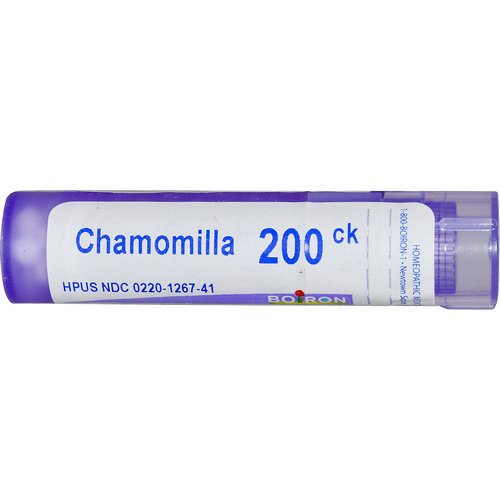Boiron, Single Remedies, Chamomilla, 200CK, Approx 80 Pellets فوائد