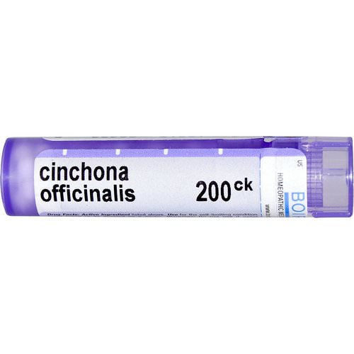 Boiron, Single Remedies, Cinchona Officinalis, 200CK, 80 Pellets فوائد