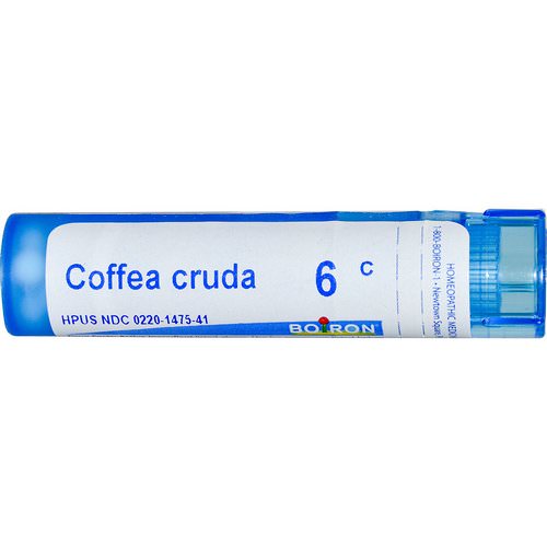 Boiron, Single Remedies, Coffea Cruda, 6C, Approx 80 Pellets فوائد