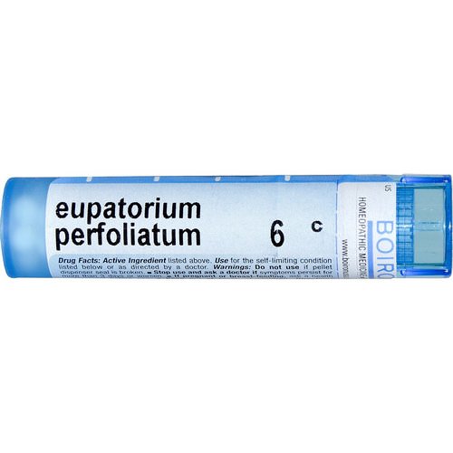 Boiron, Single Remedies, Eupatorium Perfoliatum, 6C, Approx 80 Pellets فوائد