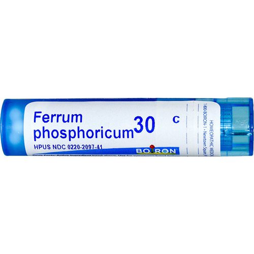 Boiron, Single Remedies, Ferrum Phosphoricum, 30C, 80 Pellets فوائد