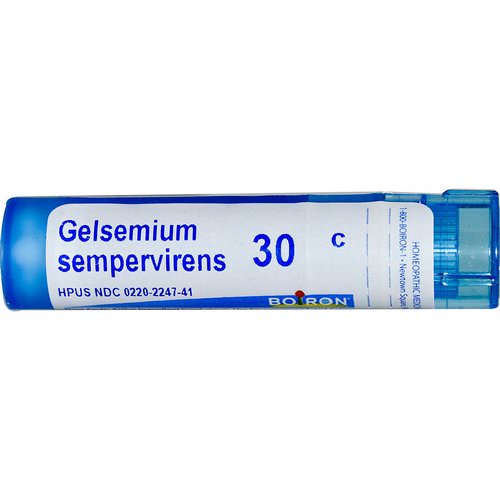 Boiron, Single Remedies, Gelsemium Sempervirens, 30C, Approx 80 Pellets فوائد