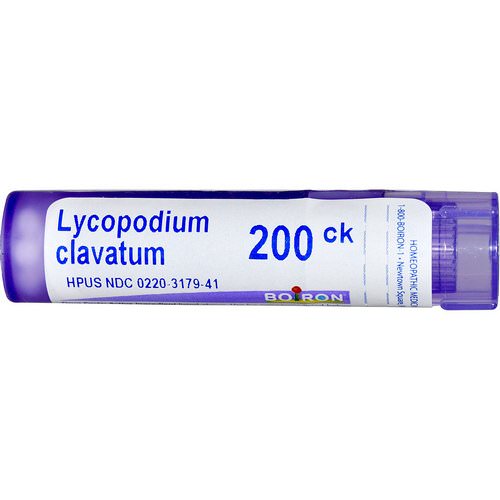 Boiron, Single Remedies, Lycopodium Clavatum, 200CK, Approx 80 Pellets فوائد