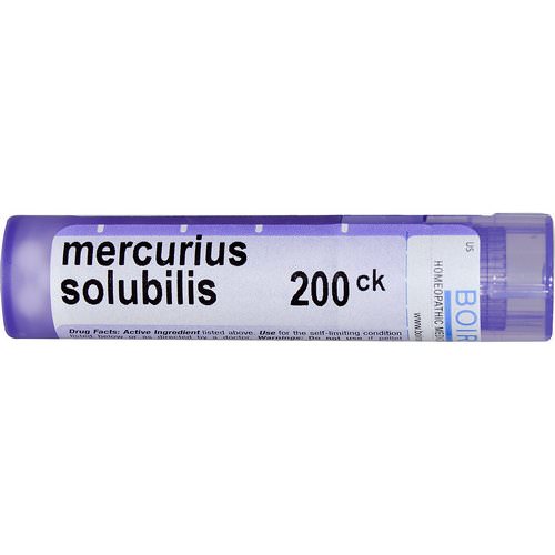 Boiron, Single Remedies, Mercurius Solubilis, 200CK, Approx 80 Pellets فوائد