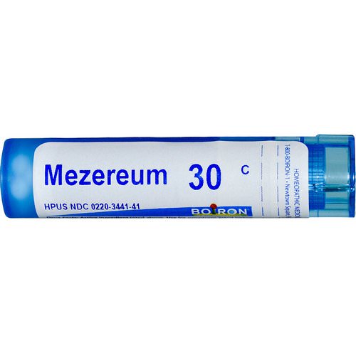 Boiron, Single Remedies, Mezereum, 30C, Approx 80 Pellets فوائد