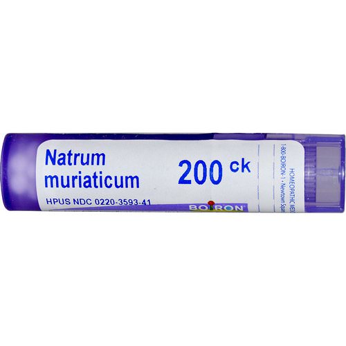 Boiron, Single Remedies, Natrum Muriaticum, 200CK, 80 Pellets فوائد