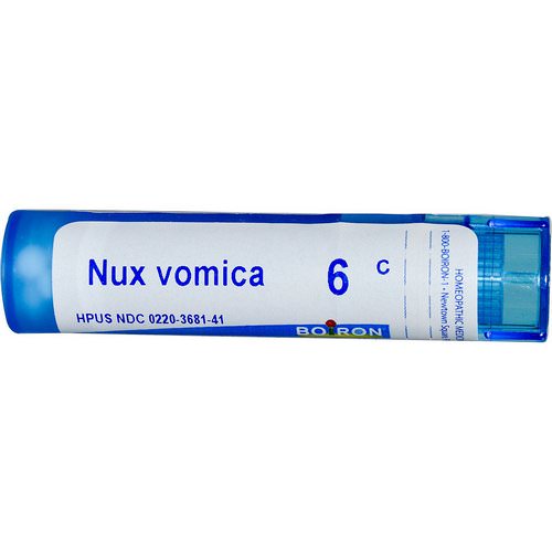 Boiron, Single Remedies, Nux Vomica, 6C, Approx 80 Pellets فوائد