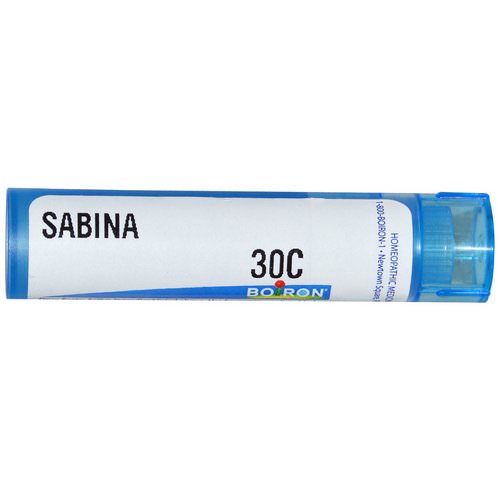Boiron, Single Remedies, Sabina, 30C, Approx 80 Pellets فوائد