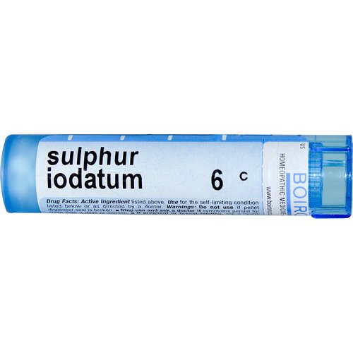 Boiron, Single Remedies, Sulphur Iodatum, 6C, 80 Pellets فوائد