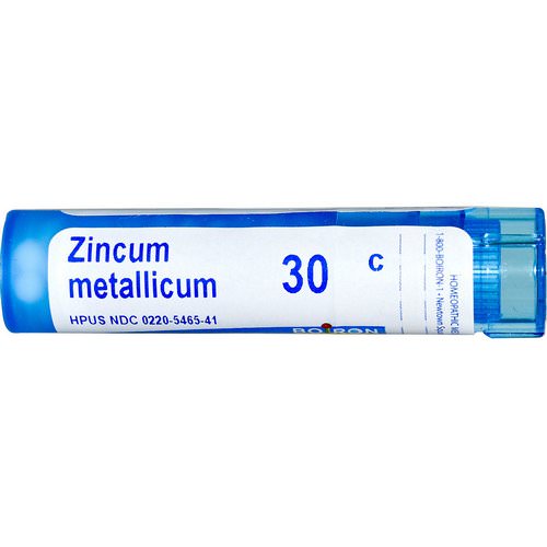 Boiron, Single Remedies, Zincum Metallicum, 30C, Approx 80 Pellets فوائد
