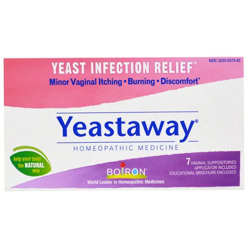 Boiron, Yeastaway, 7 Vaginal Suppositories فوائد