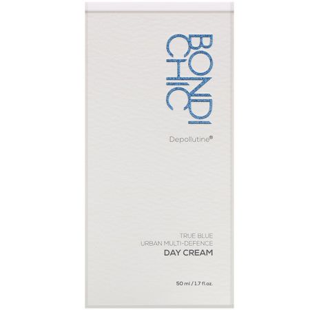 Bondi Chic, True Blue, Urban Multi-Defence, Day Cream, 1.7 fl oz (50 ml):مرطب لل,جه, العناية بالبشرة