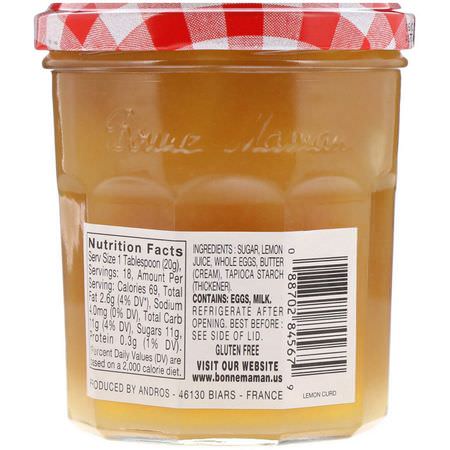 Bonne Maman, Lemon Curd, 12.7 oz (360 g):فر,ق الفاكهة, الحفاظ عليها