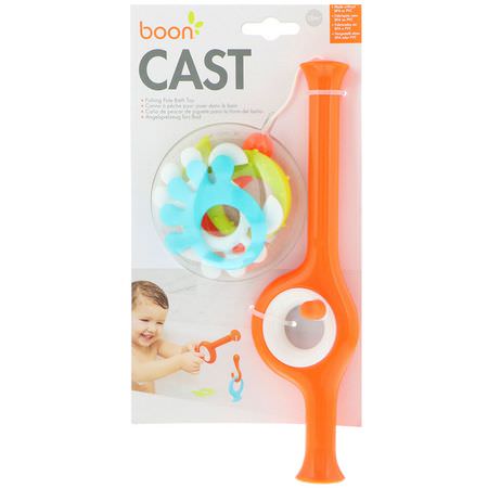 Boon, Cast, Fishing Pole Bath Toy, 18+ Months:حمام Toys, ألعاب الأطفال