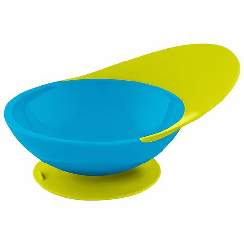 Boon, Catch Bowl, Toddler Bowl with Spill Catcher, 9 + Months, Blue/Green, 1 Bowl فوائد