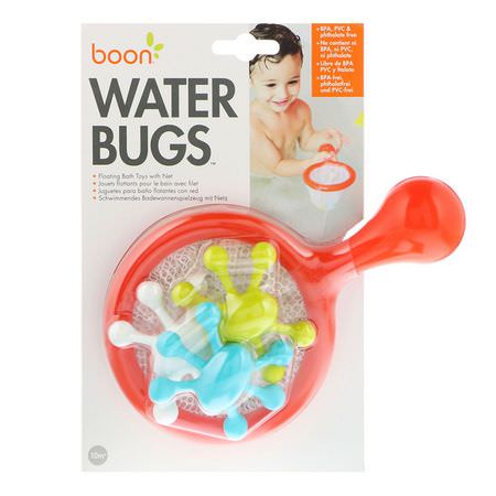 Boon, Water Bugs, Floating Bath Toys with Net, 10+ Months:حمام Toys, ألعاب الأطفال