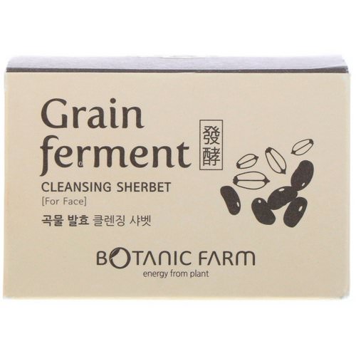 Botanic Farm, Grain Ferment Cleansing Sherbet For Face, 100 ml فوائد