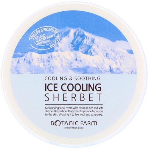 Botanic Farm, Ice Cooling Sherbet Facial Cream, 100 g فوائد