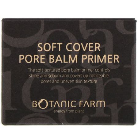 Botanic Farm, Soft Cover Pore Balm Primer, 20 g:وجه تمهيدي, وجه