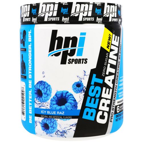 BPI Sports, Best Creatine Pro Strength Creatine Blend, Icy Blue Raz, 10.58 oz (300 g) فوائد