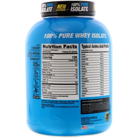 BPI Sports, ISO HD, 100% Pure Isolate Protein, Vanilla Cookie, 4.8 lbs (2170 g):بر,تين مصل اللبن, التغذية الرياضية