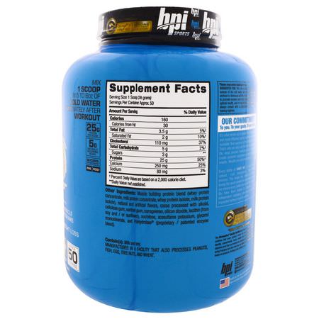 BPI Sports, Whey HD, Ultra Premium Whey Protein Powder, Chocolate Cookie, 4.2 lbs (1,900 g):البر,تين, التغذية الرياضية