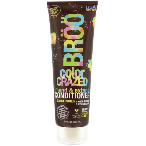 BRoo, Color Crazed Conditioner, Quinoa Colada, 8.5 fl oz (250 ml) فوائد