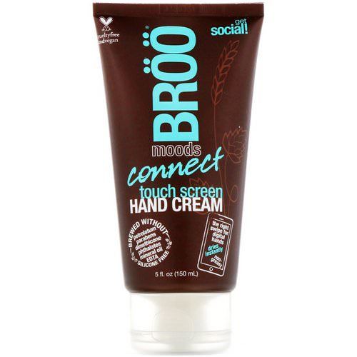 BRoo, Moods, Connect Touch Screen Hand Cream, Jasmine and Lime, 5 fl oz (150 ml) فوائد