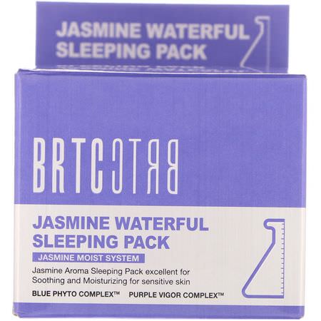BRTC, Jasmine Waterful Sleeping Pack, 50 ml:مرطبات K-جمال, الكريمات