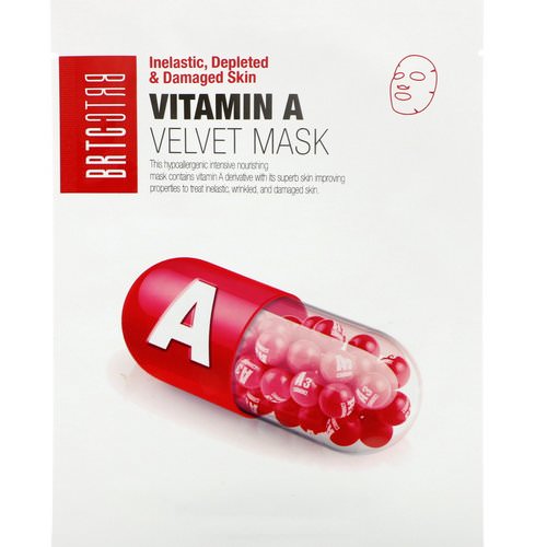 BRTC, Vitamin A Velvet Mask, 5 Masks, 25 g Each فوائد