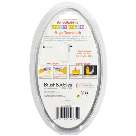 Brush Buddies Baby Toothbrushes - فرش أسنان الأطفال, العناية بالفم, التسنين, الأطفال