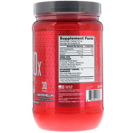 BSN, Amino-X, Endurance & Recovery, Watermelon, 15.3 oz (435 g):BCAA,الأحماض الأمينية