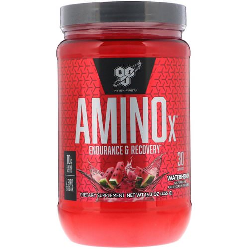 BSN, Amino-X, Endurance & Recovery, Watermelon, 15.3 oz (435 g) فوائد