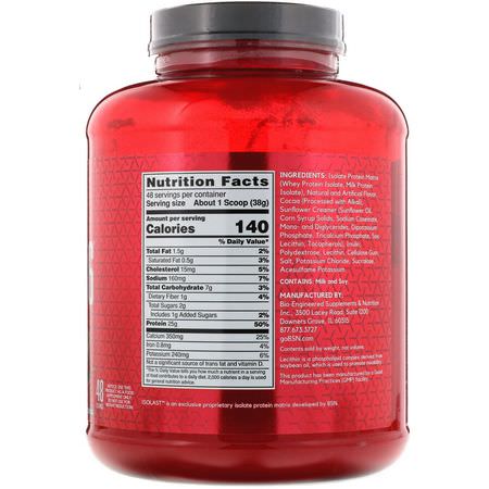 BSN, Syntha-6 Isolate, Protein Powder Drink Mix, Chocolate Milkshake, 4.02 lb (1.82 kg):البر,تين, التغذية الرياضية