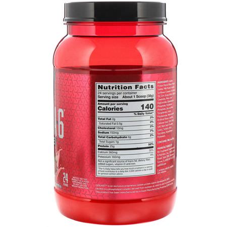 BSN, Syntha-6 Isolate, Protein Powder Drink Mix, Strawberry Milkshake, 2.01 lbs (912 g):البر,تين, التغذية الرياضية