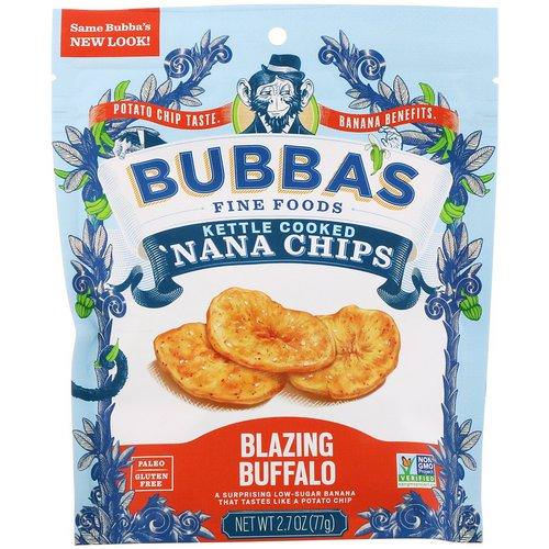 Bubba's Fine Foods, 'Nana Chips, Blazing Buffalo, 2.7 oz (77 g) فوائد