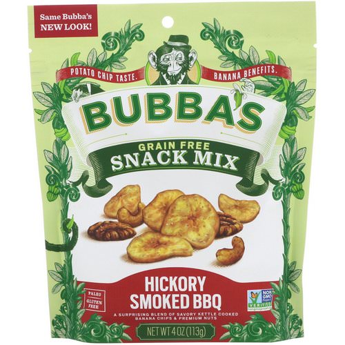Bubba's Fine Foods, Snack Mix, Hickory Smoked BBQ, 4 oz (113 g) فوائد
