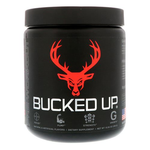 Bucked Up, Pre-Workout, Blood Raz, 10.56 oz (299 g) فوائد