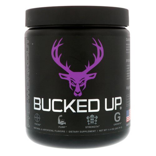 Bucked Up, Pre-Workout, Grape Gainz, 11.4 oz (323.70 g) فوائد