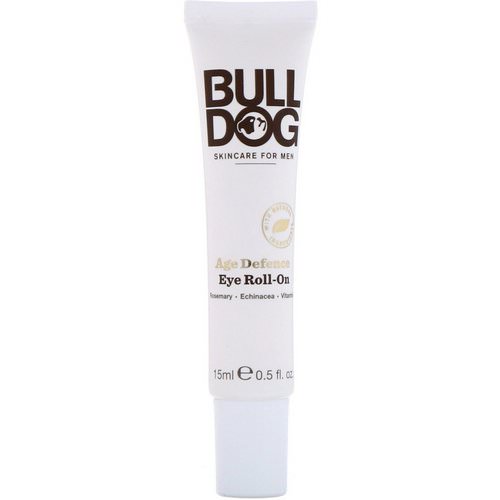 Bulldog Skincare For Men, Age Defence Eye Roll-On, 0.5 fl oz (15 ml) فوائد