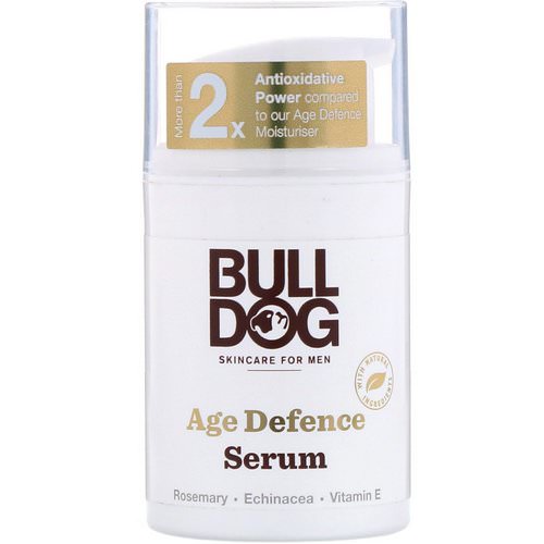 Bulldog Skincare For Men, Age Defence Serum, 1.6 fl oz (50 ml) فوائد