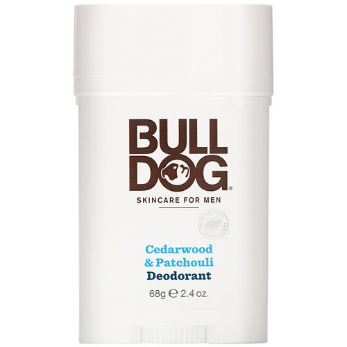 Bulldog Skincare For Men, Cedarwood & Patchouli Deodorant, 2.4 oz (68 g) فوائد