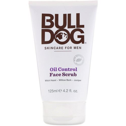 Bulldog Skincare For Men, Oil Control Face Scrub, 4.2 fl oz (125 ml) فوائد