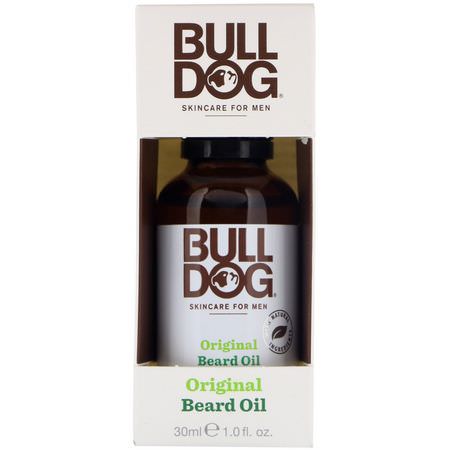 Bulldog Skincare For Men, Original Beard Oil, 1 fl oz (30 ml):Beard Care, Shaving