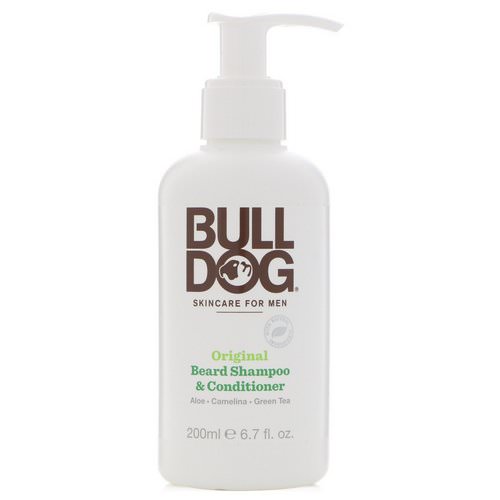 Bulldog Skincare For Men, Original Beard Shampoo & Conditioner, 6.7 fl oz (200 ml) فوائد
