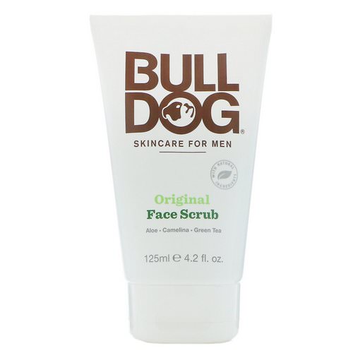 Bulldog Skincare For Men, Original Face Scrub, 4.2 fl oz (125 ml) فوائد